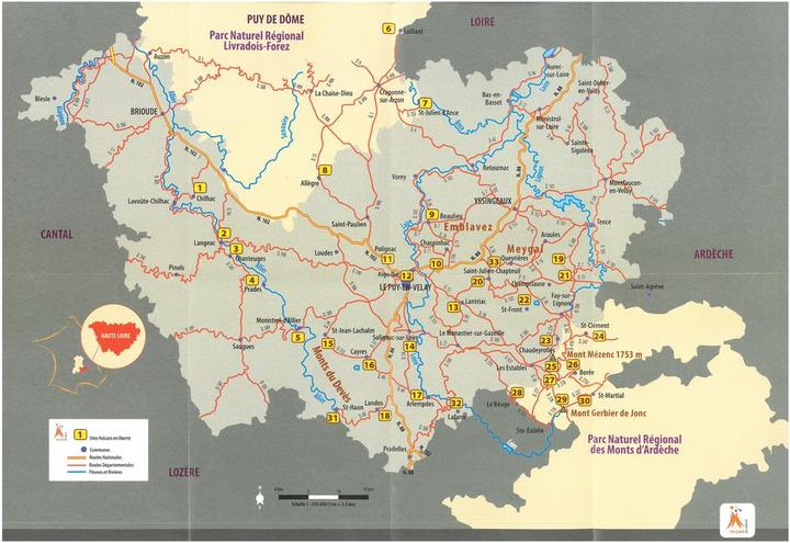 Carte Volcan en Liberté