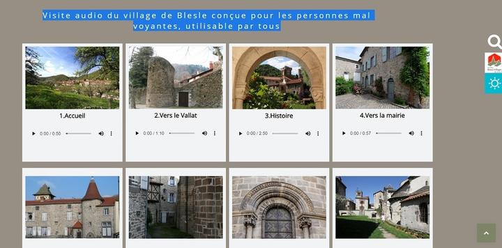 PCU Visite sensorielle Blesle