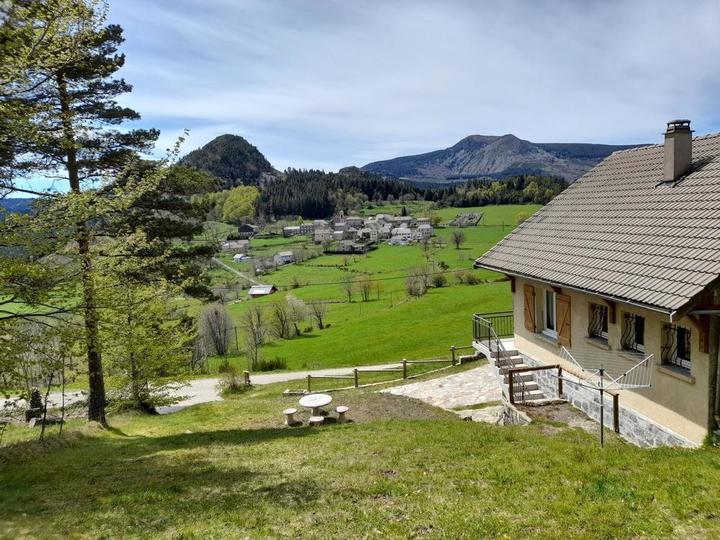 Vue sur Borée depuis le gîte