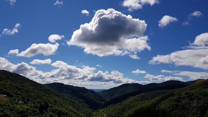 La vallée de la Bésorgues, vue du hameau