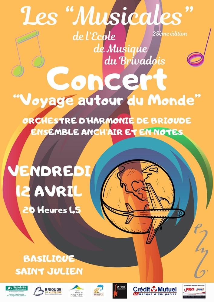 Concert EMB Voyage autour du monde