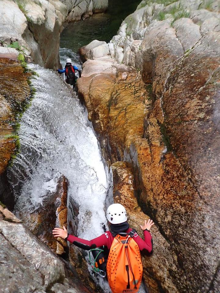Riviere sauvage, avec Sauts parfait pour une session canyoning