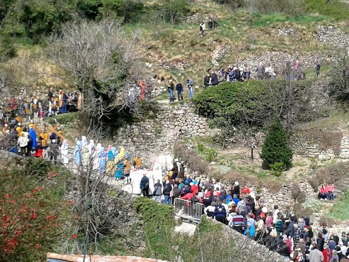 Burzet - Calvaire - La procession 3 Burzet - Calvaire - La procession 3