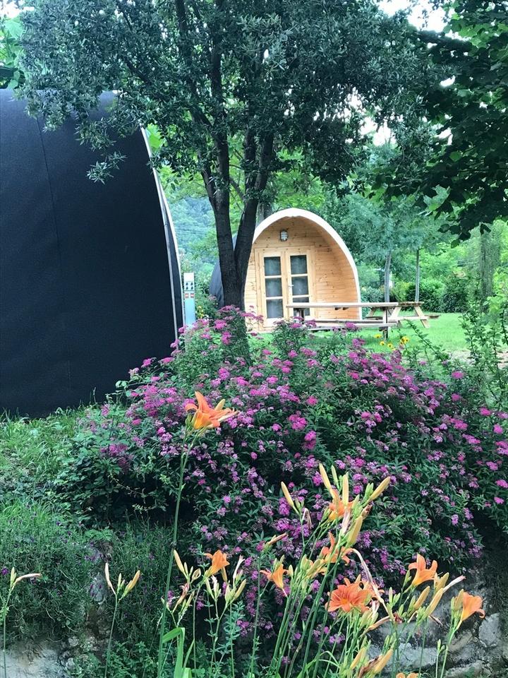 camping le relais des brison beaumont Chambre avec sanitaire commun