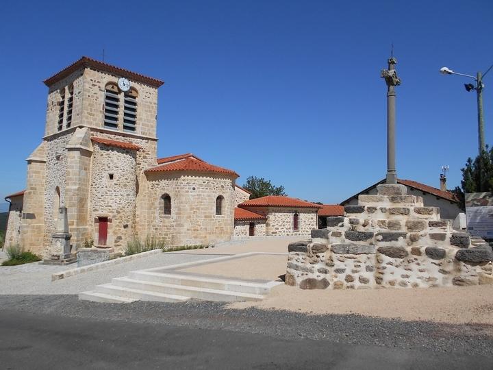 PCU Eglise et croix d'Agnat