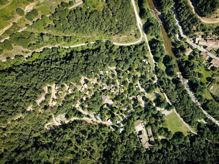 camping le relais des brison beaumont Vue aérienne