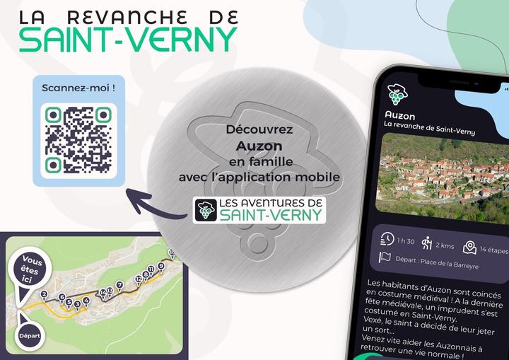 borne depart auzon.jpg borne de départ