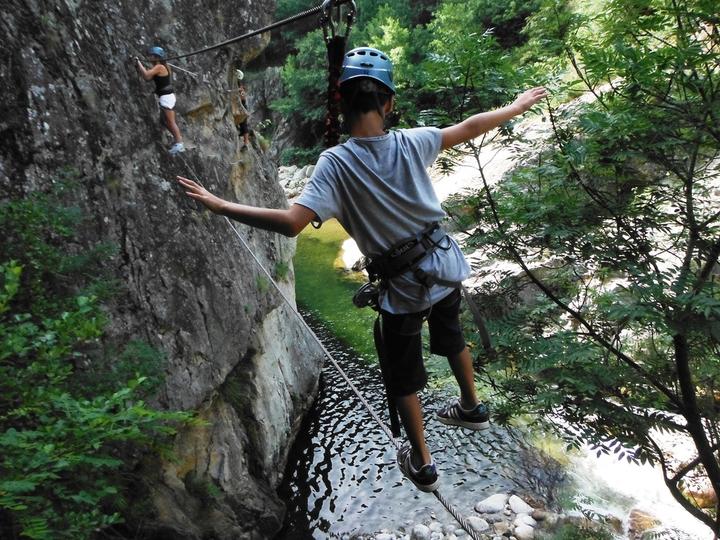 Via ferrata - pont de singe