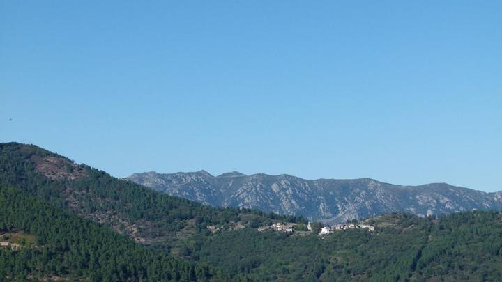 Le Tanargue vu du chemin derrière le Côquou