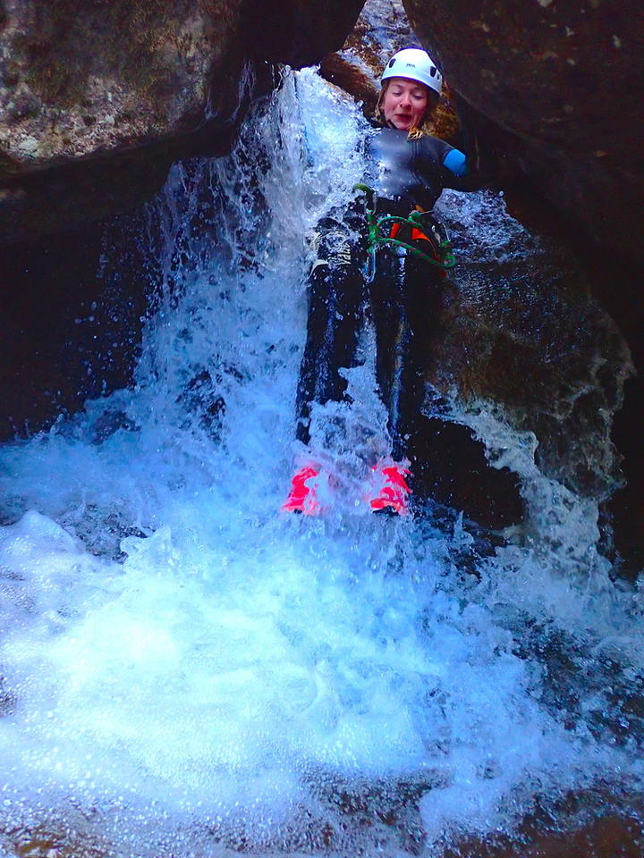 Riviere sauvage, avec Sauts parfait pour une session canyoning