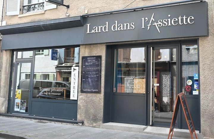 COS LARD DANS L'ASSIETTE